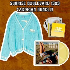 RARE Vinyl Taylor Swift "The 1989” Cardigan Bundle Version Size SMALL ON HAND